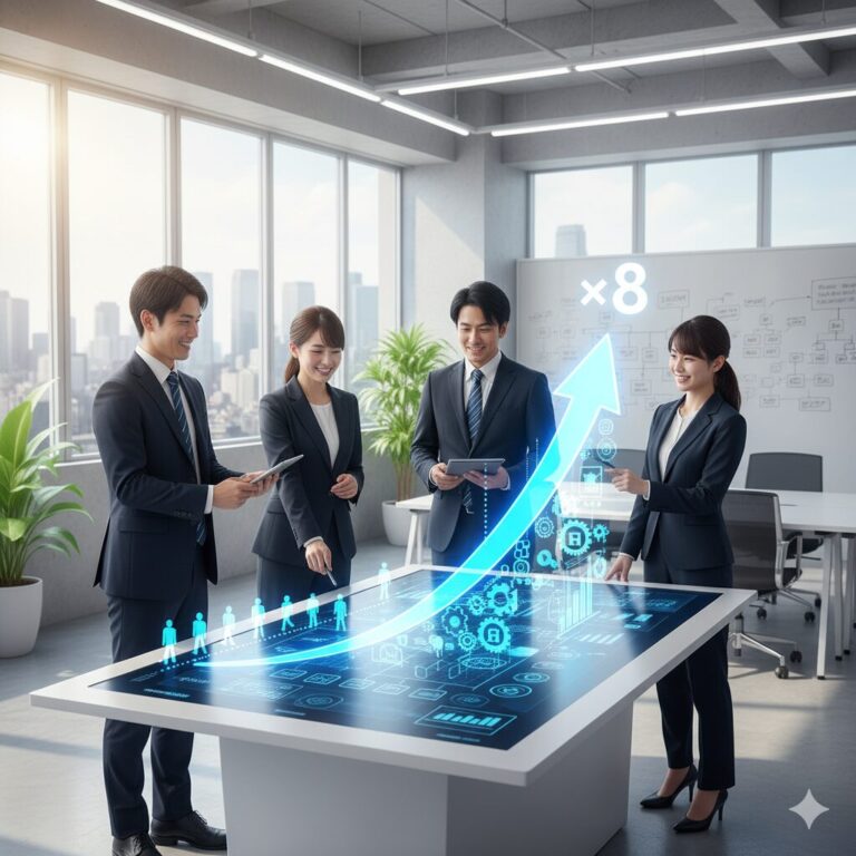 投稿についてもっと詳しく 【事例】売上目標8倍を達成。個人の“頑張り”頼りの営業から「仕組みで売る」組織へと変革した全記録